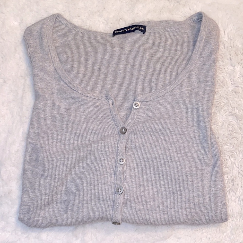 grey long sleeve